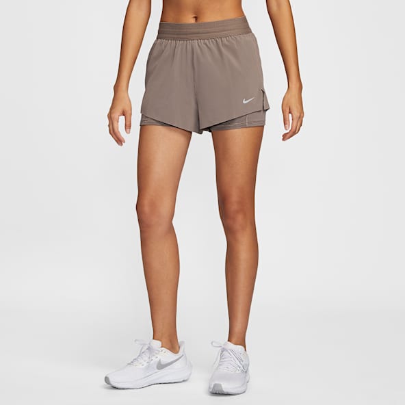 NIKE公式】 レディース ブラウン 裏地付き ハーフパンツ